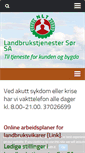 Mobile Screenshot of landbrukstjenester-sor.no